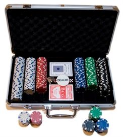 מזוודת ז'יטונים DICE-300
