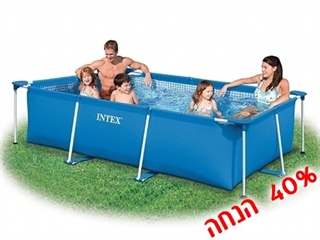 בריכה 28271 260X160X65 INTEX יבוא ושיווק שולחנות משחק מכשירי כושר ומוצרי פנאי