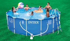בריכה 56946 457X122 INTEX יבוא ושיווק שולחנות משחק מכשירי כושר ומוצרי פנאי