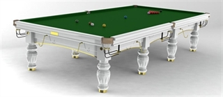 שולחן סנוקר מקצועי Aristocrat-Premium White יבוא ושיווק שולחנות משחק מכשירי כושר ומוצרי פנאי