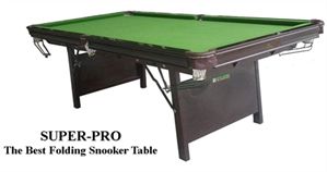 שולחן סנוקר מתקפל להשכרה דגם SUPER-PRO יבוא ושיווק שולחנות משחק מכשירי כושר ומוצרי פנאי